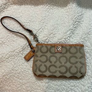 Small Coach wrist wallet